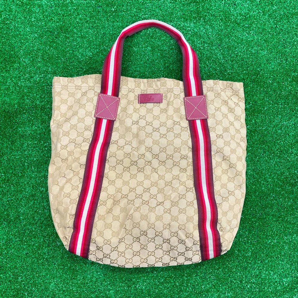 GUCCI monogram gg shopping bag